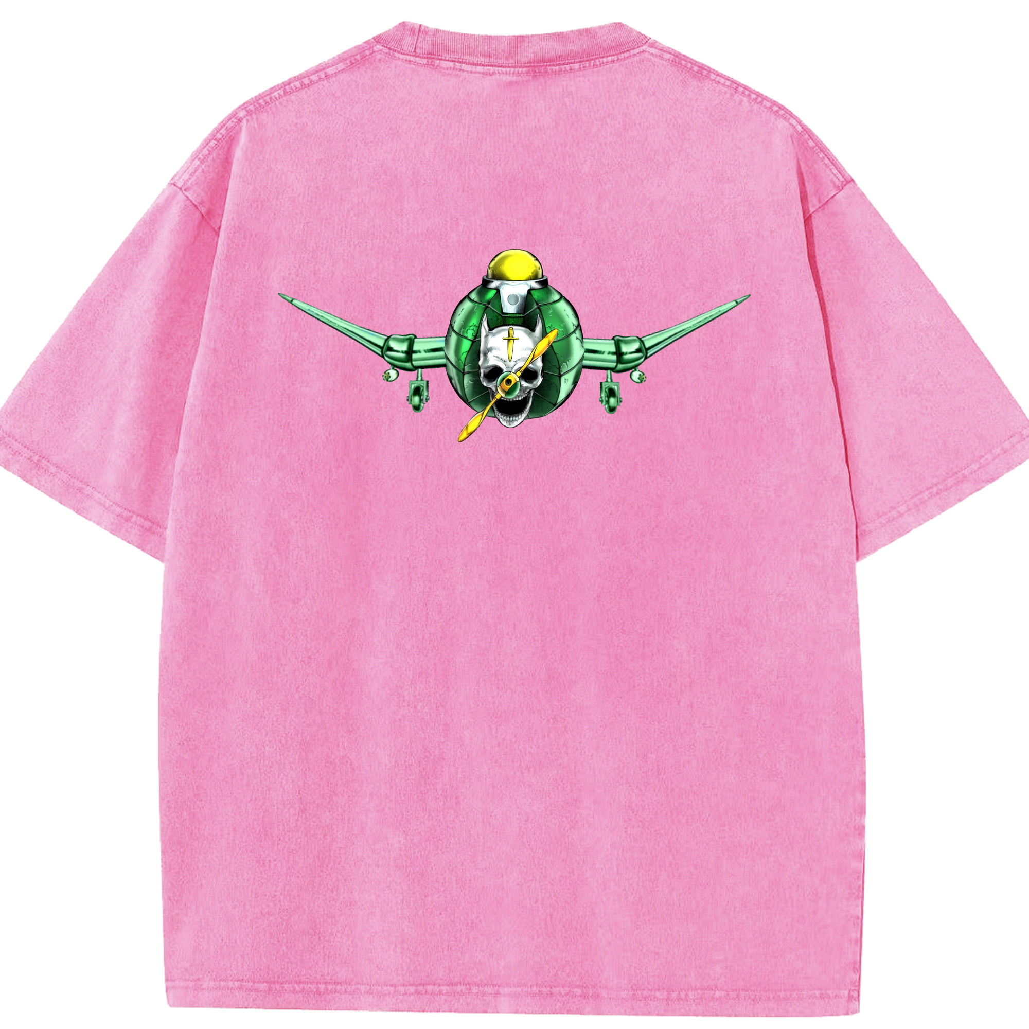 （画像用） ジョジョの奇妙な冒険 ナランチャ?ギルガ JoJo's Bizarre Adventure Narancia Ghirga 綿100% ヴィンテージ風 半袖Tシャツ（背面プリント）